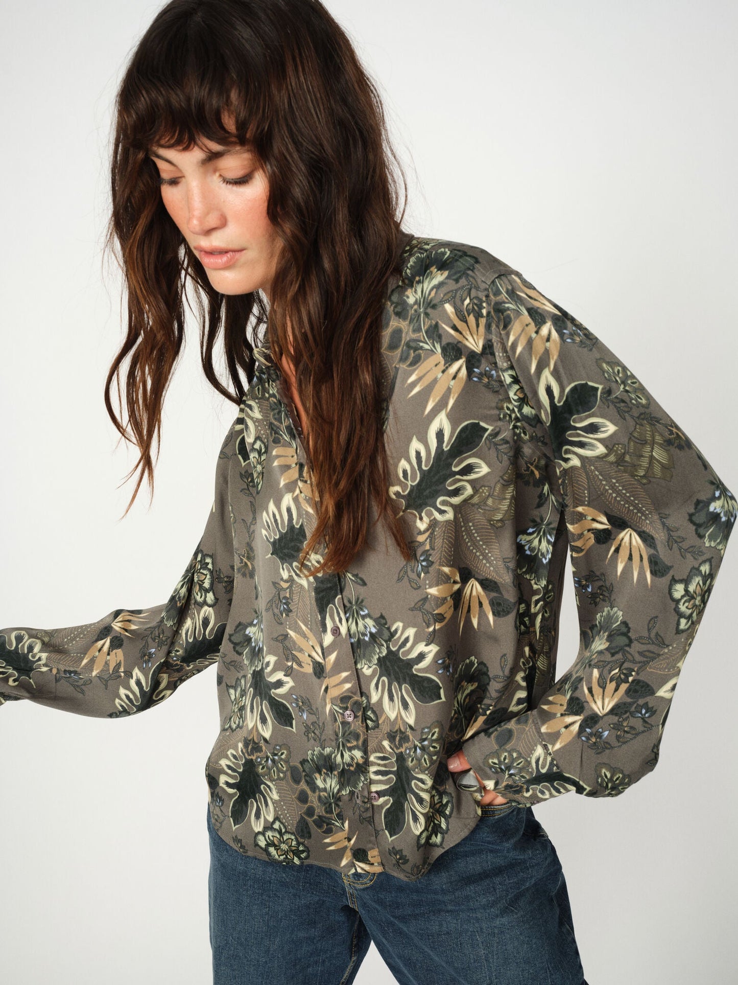Abina - Floral Blouse - Mos Mosh
