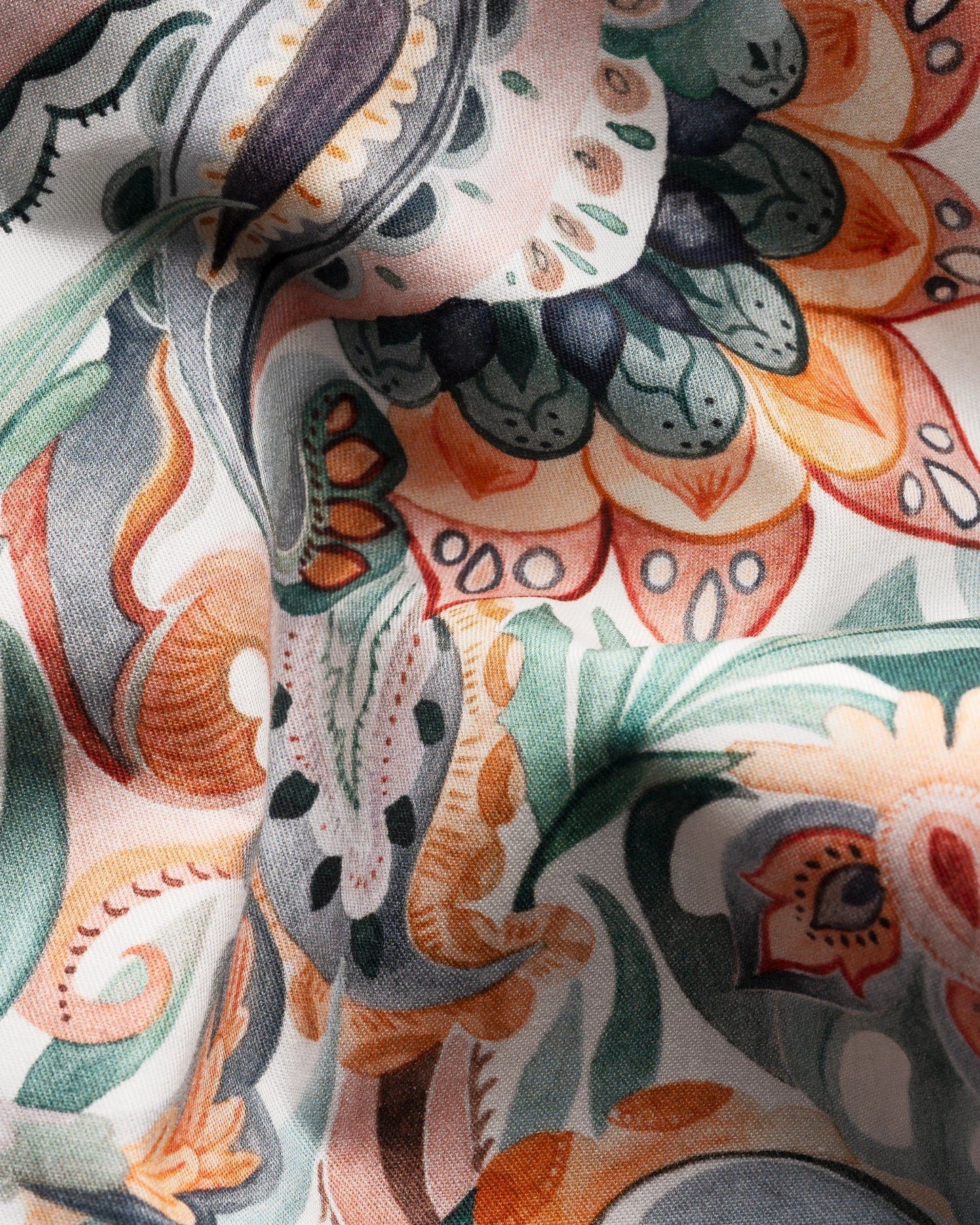 Watercolor Parrot Print Dress Shirt
