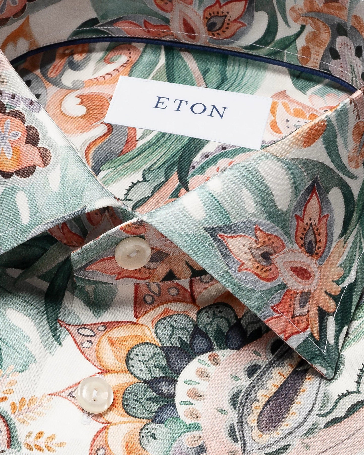 Watercolor Parrot Print Dress Shirt
