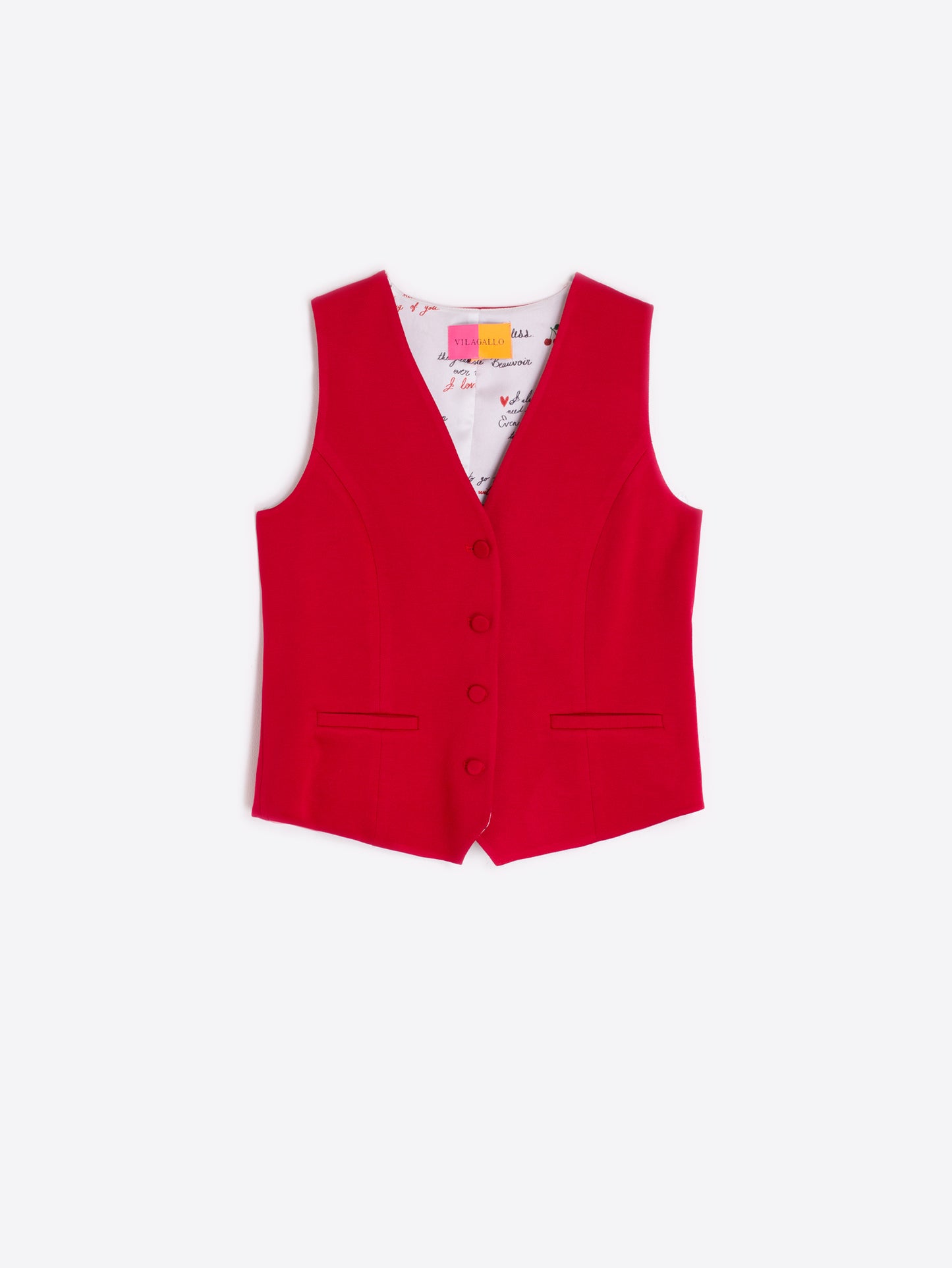 Cherry Red Vest