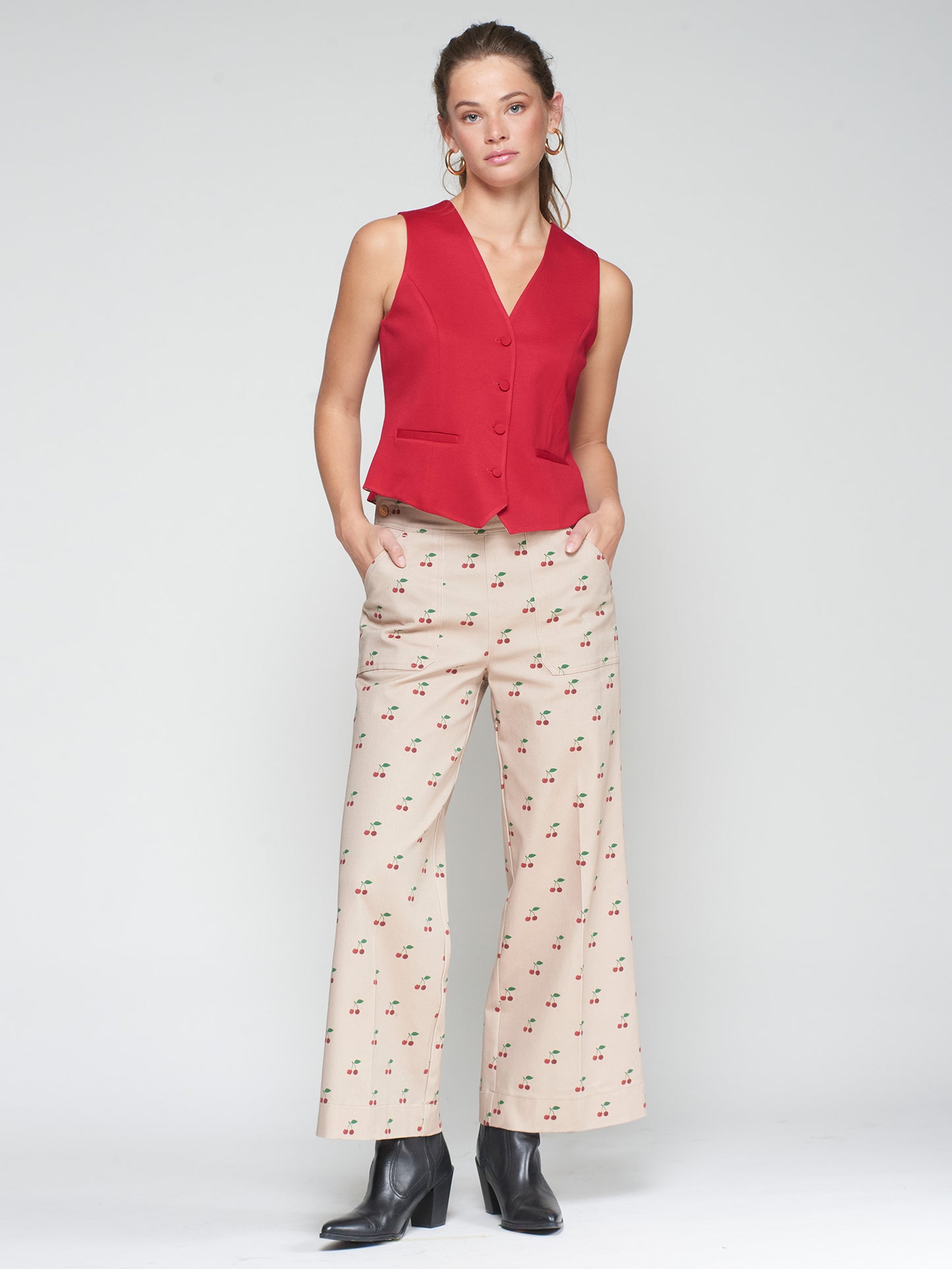 Cherry Red Vest