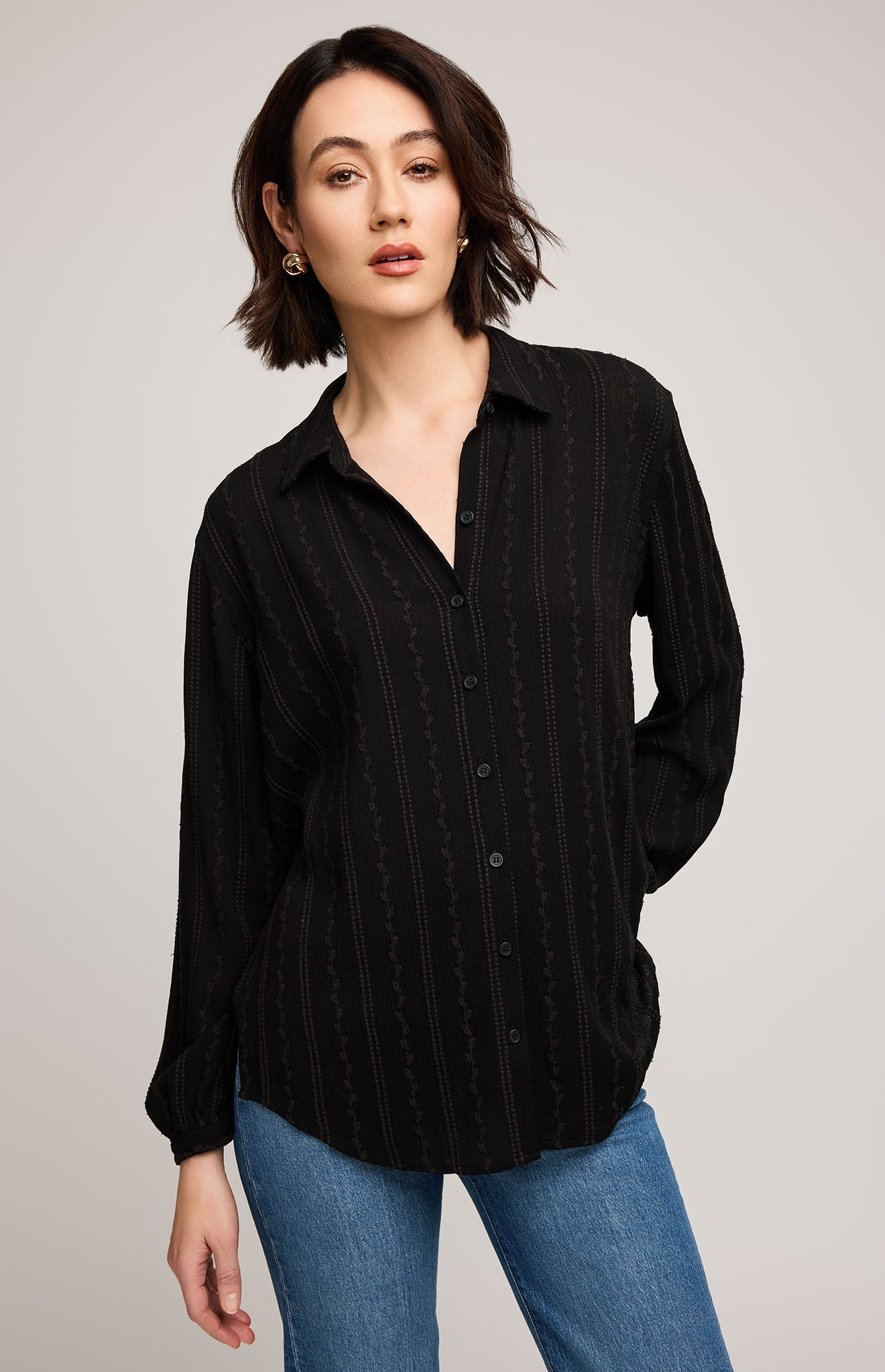 Solana - Button Down Shirt - Gentle Fawn