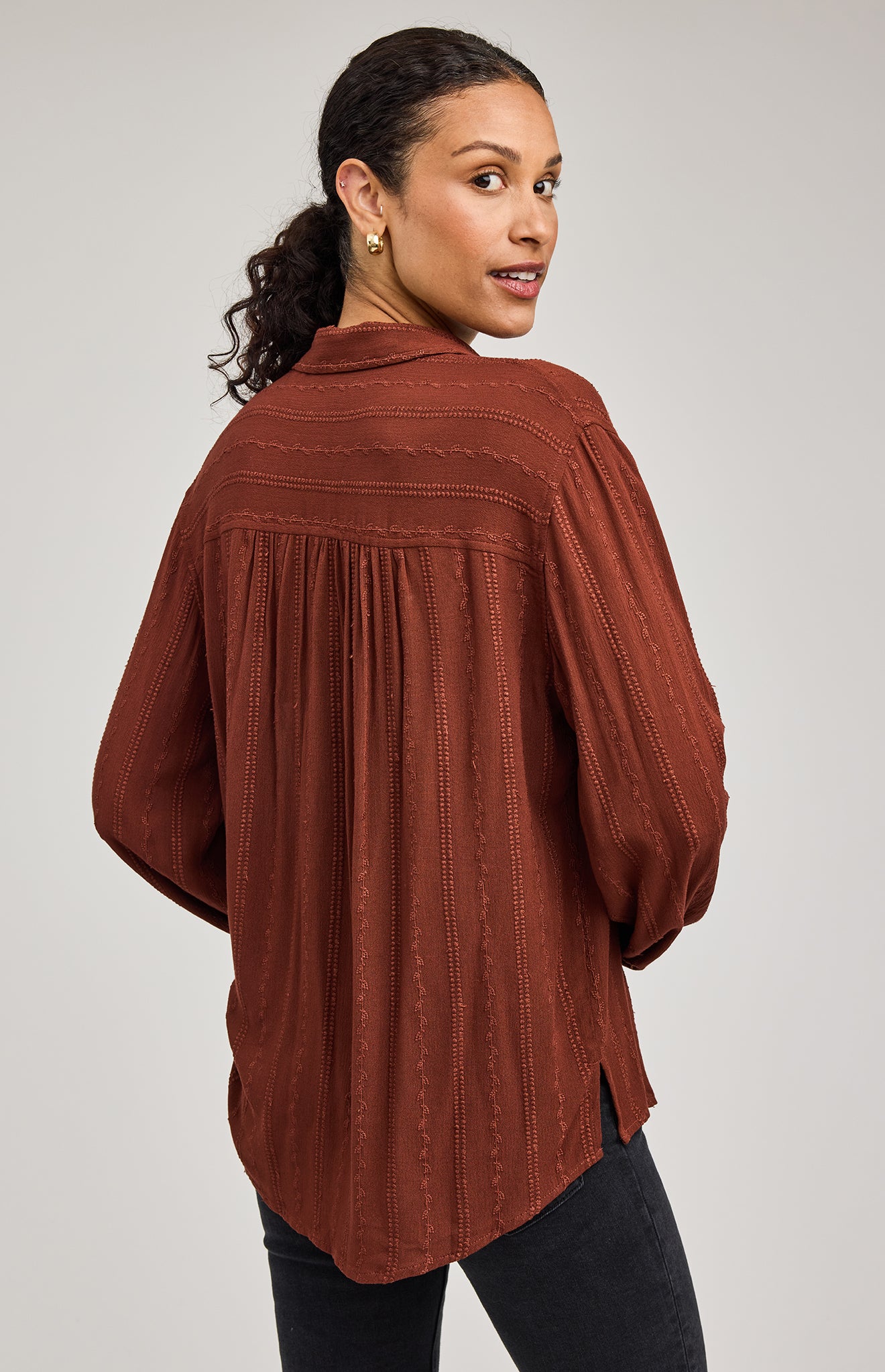 Solana - Button Down Shirt - Gentle Fawn
