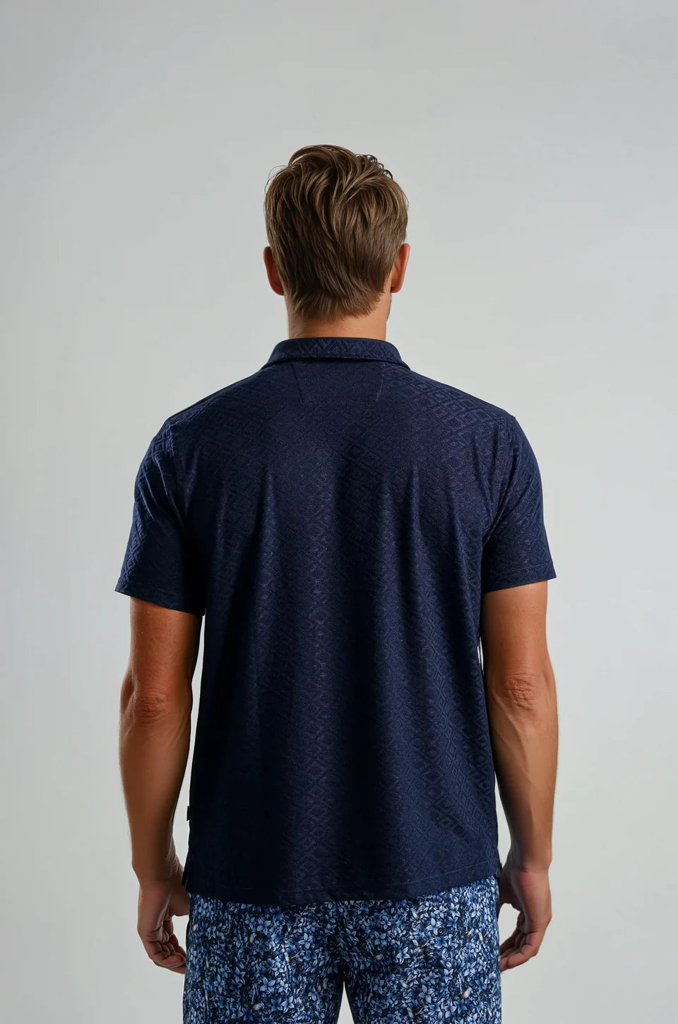 Jacquard Knit Resort Shirt