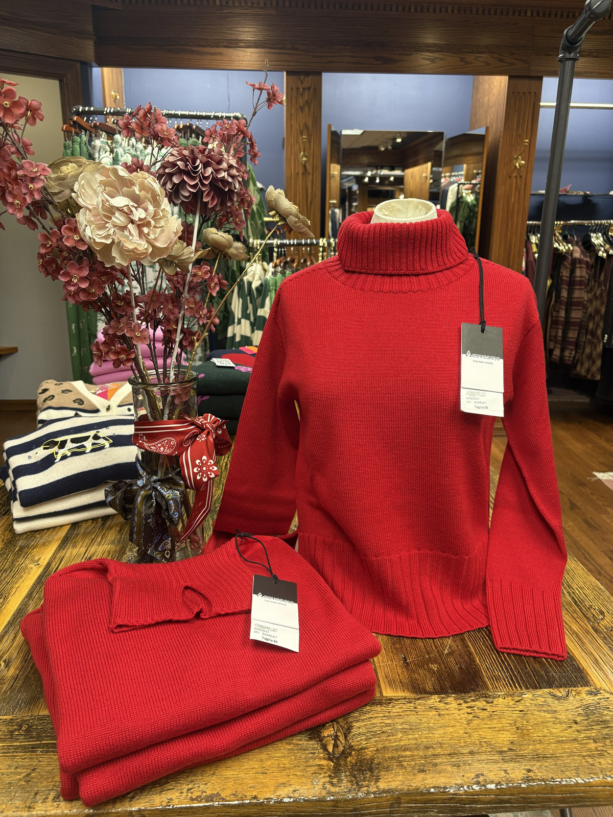 Arovescio Cashmere-Blend Turtleneck