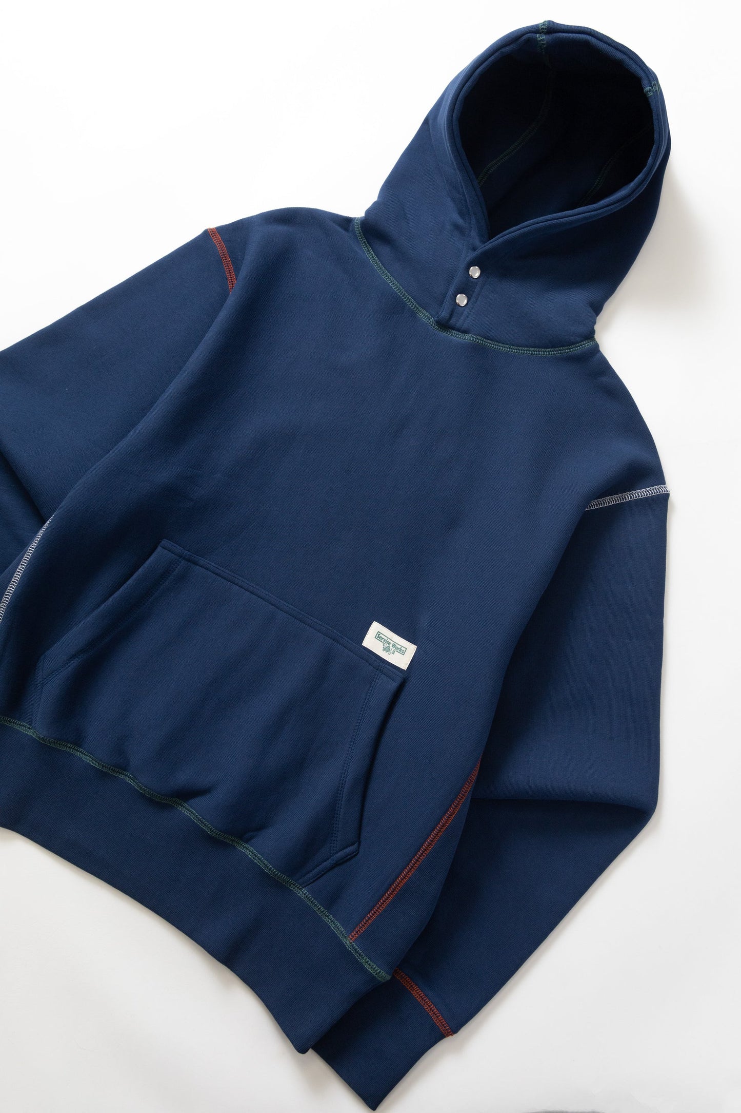 Service Works Contrast Stitch Hoodie