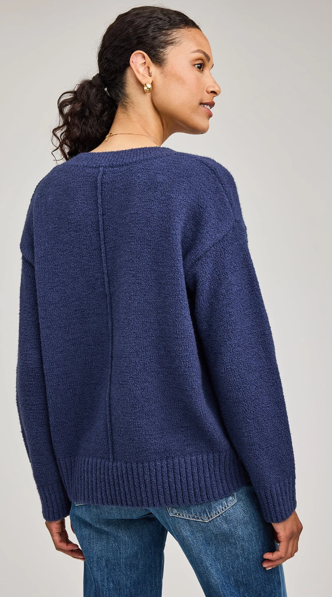 Tilda V-Neck Sweater - Women's Sweater - Gentle Fawn