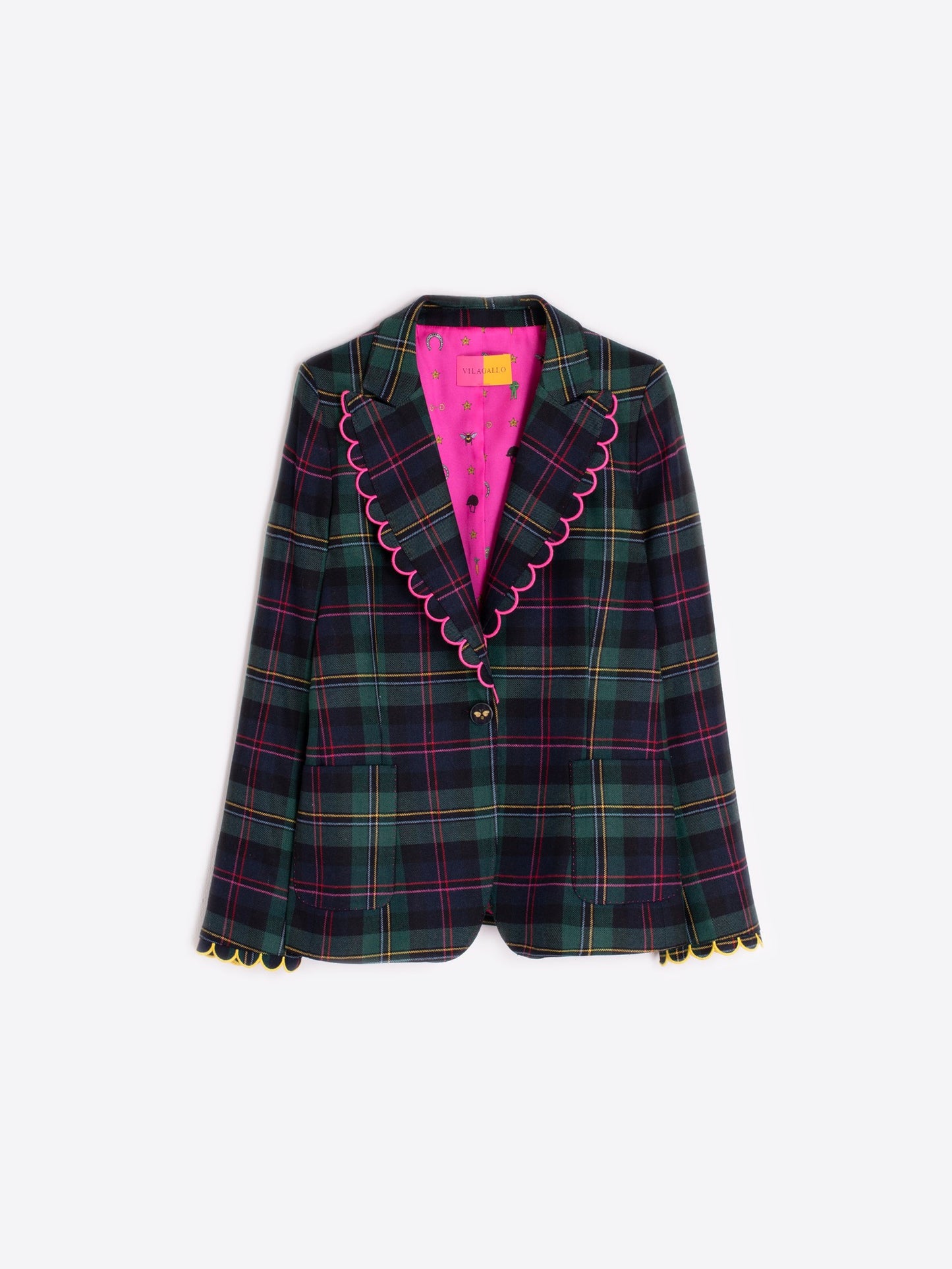 Navy Tartan - Blazer - Vilagallo