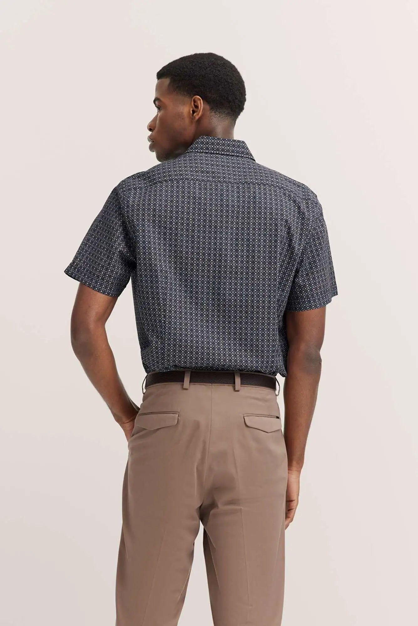 Bugatti Men's Short Sleeve Shirt - Printed
