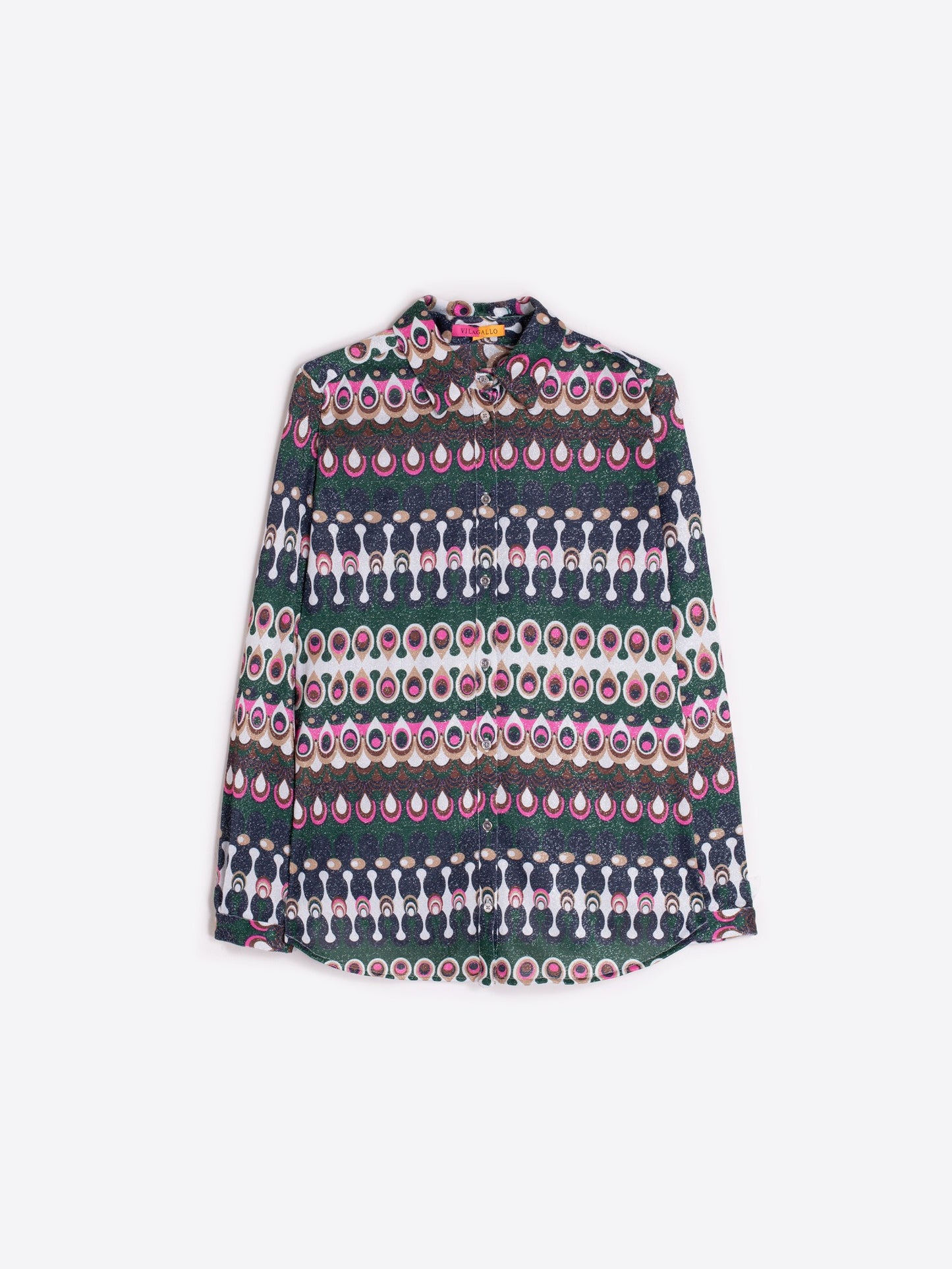 Vilagallo Geometric Blouse