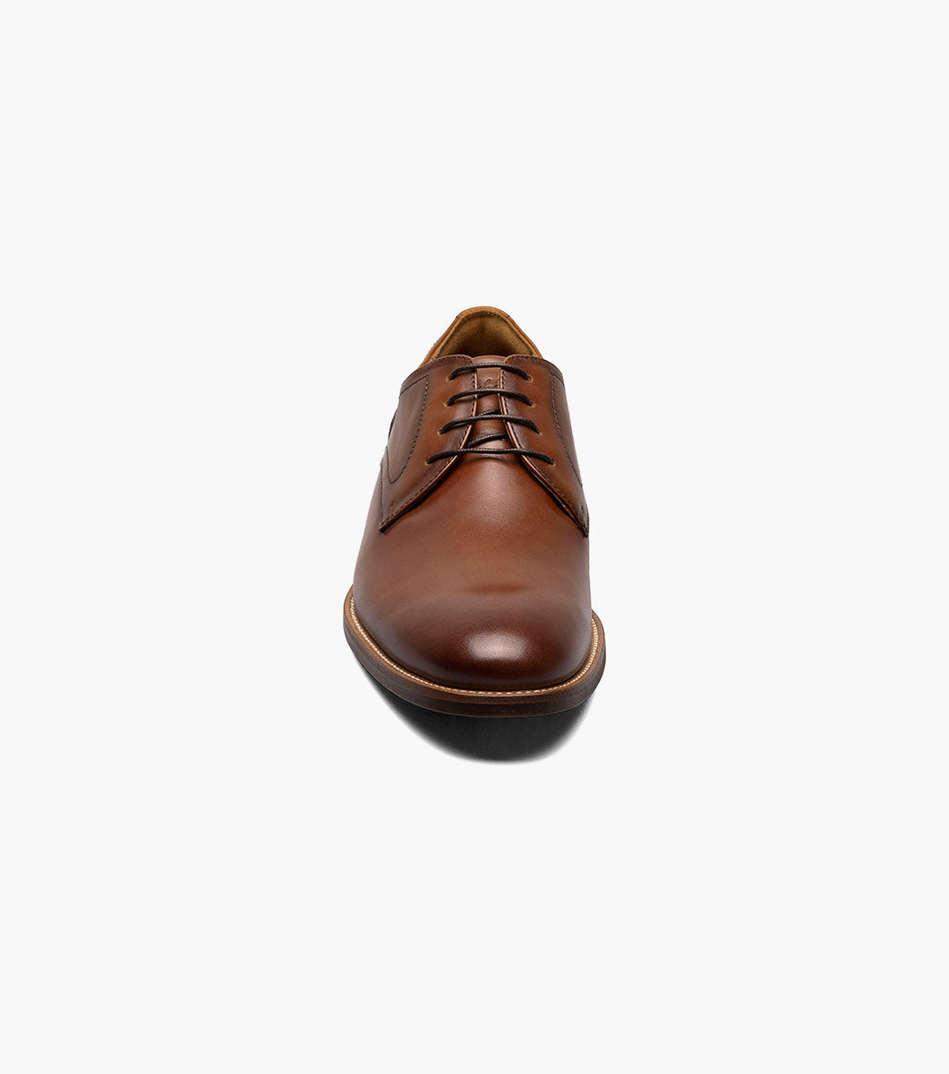 Florsheim Plain Toe Oxford in Black & Brown