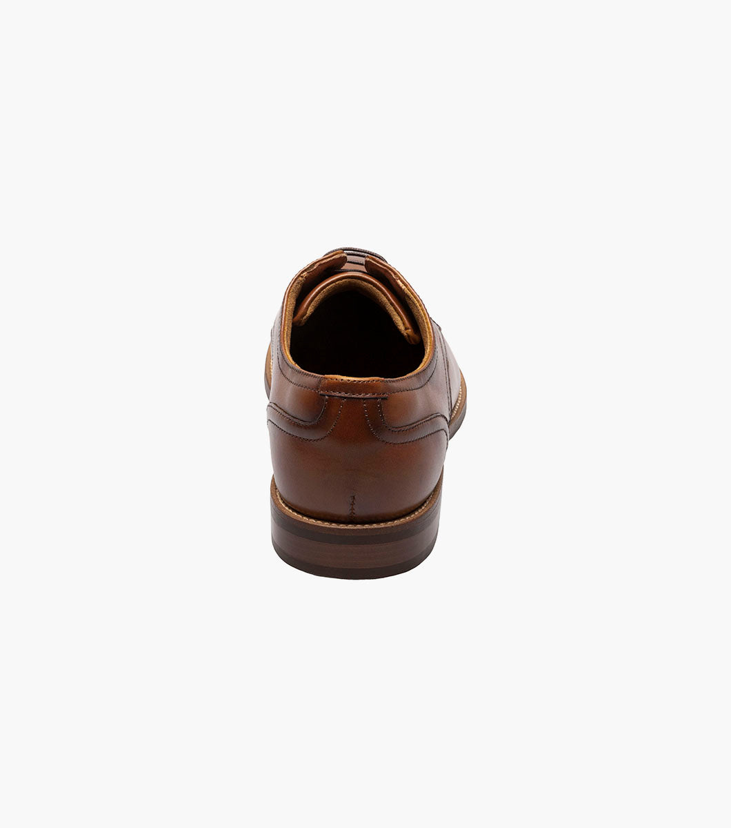 Florsheim Plain Toe Oxford in Black & Brown