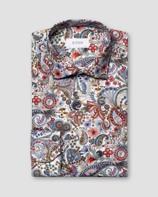 Multicolour Paisley Dress Shirt - 2 Colours