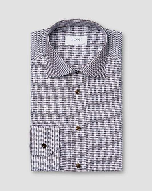 Micro Houndstooth Dress Shirt