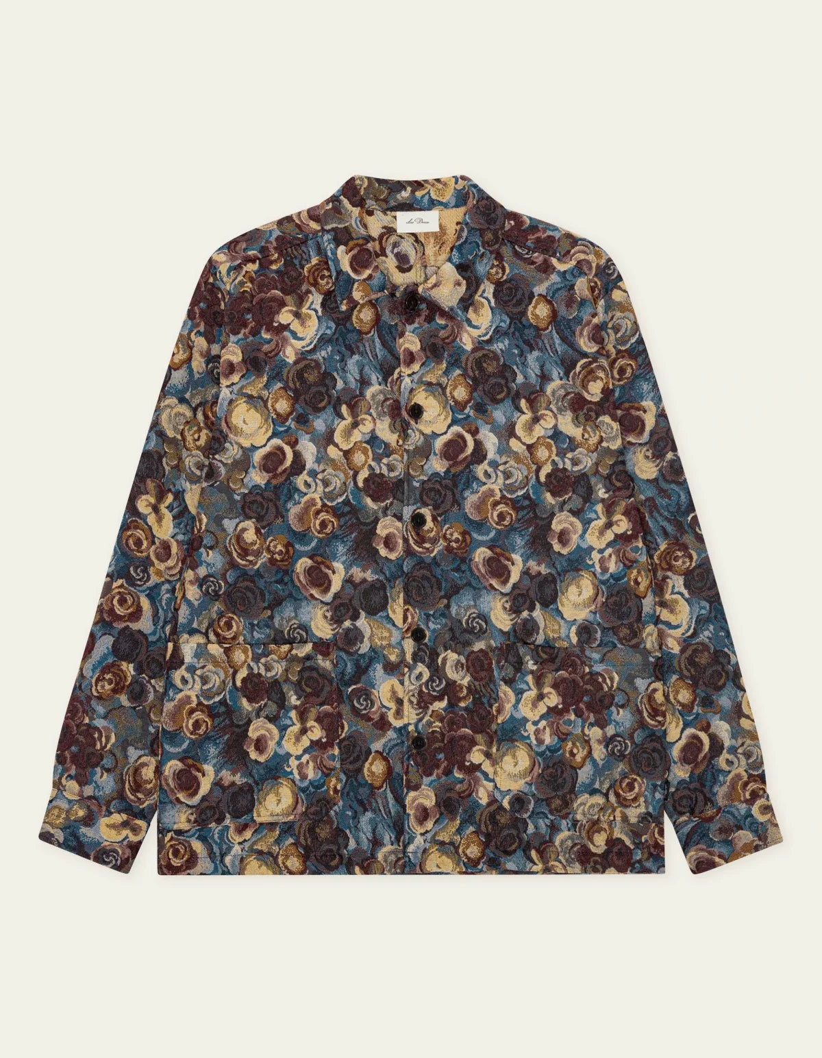 Les Deux Flower Jacquard Overshirt