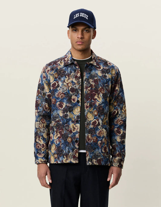Les Deux Flower Jacquard Overshirt