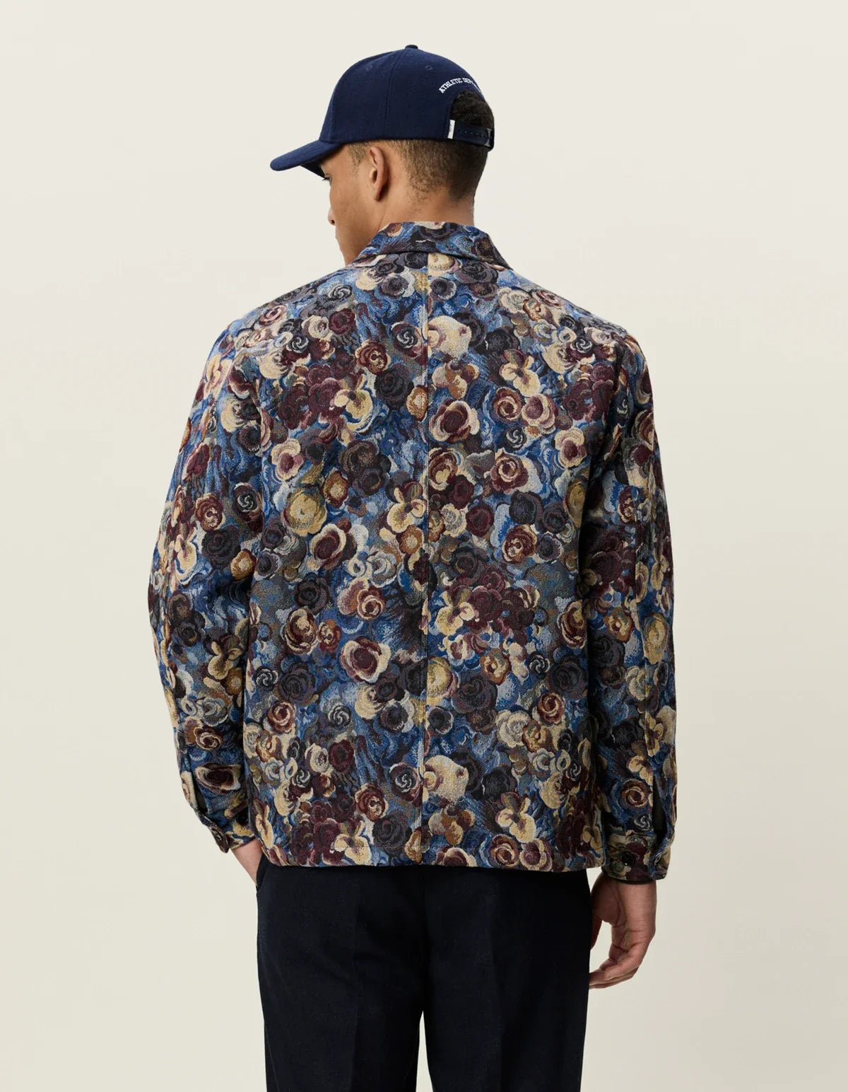 Les Deux Flower Jacquard Overshirt