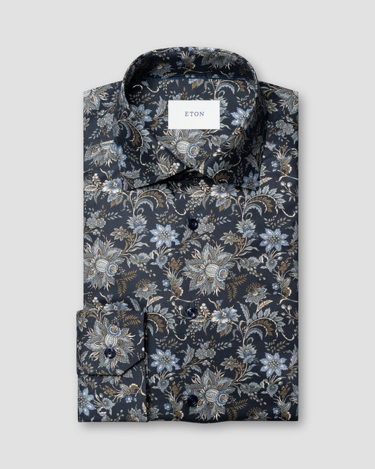 Eton Damask Dress Shirt - 2 Colours