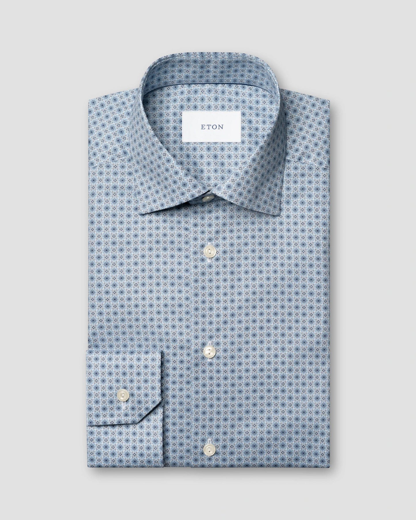 Blue Medallion Twill Shirt