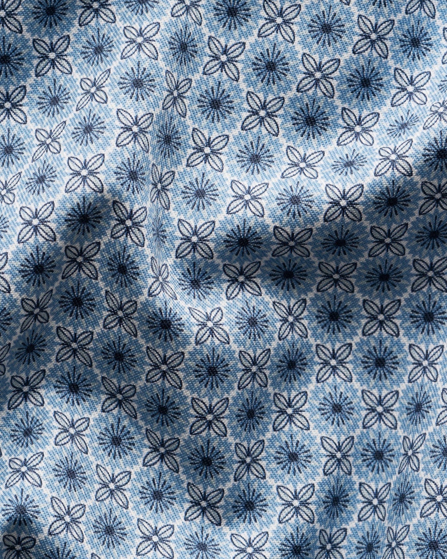 Blue Medallion Twill Shirt