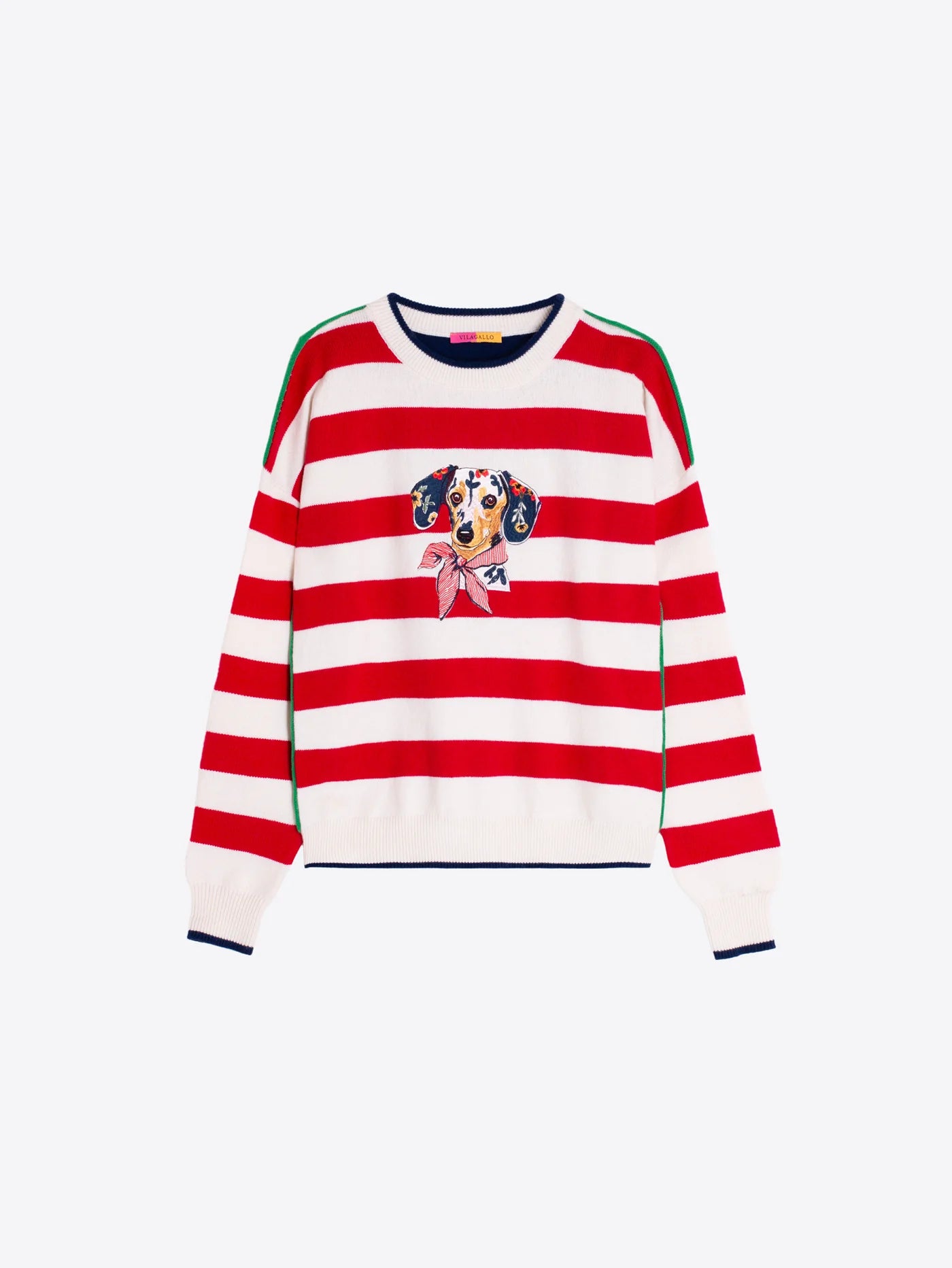 Vilagallo Red Striped Dog Jersey