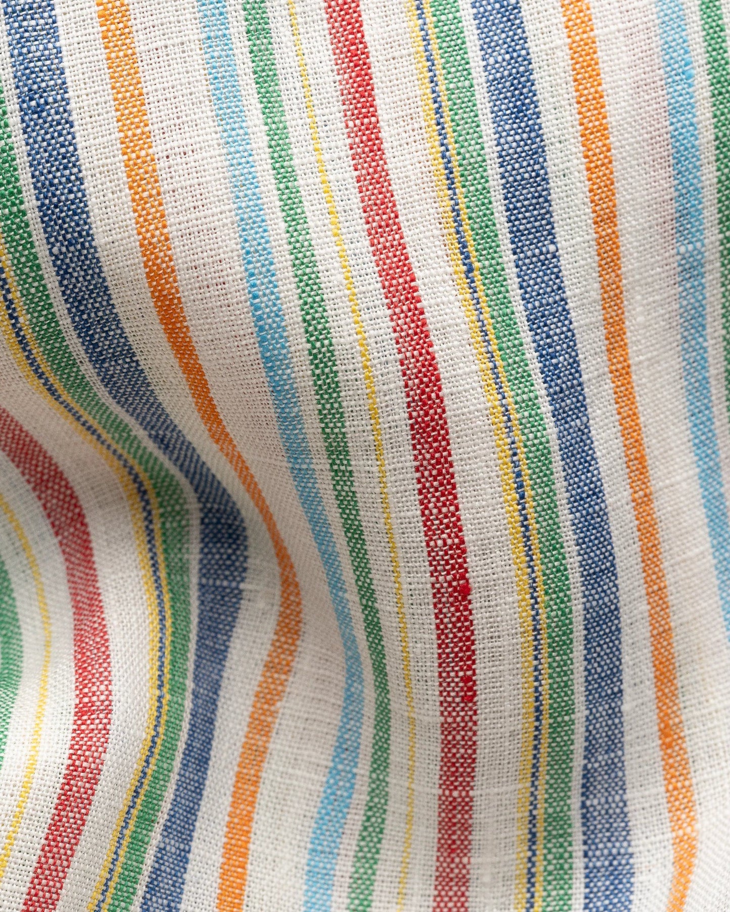Eton Linen Rainbow Stripe