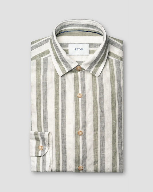 Eton Linen Muted Stripe
