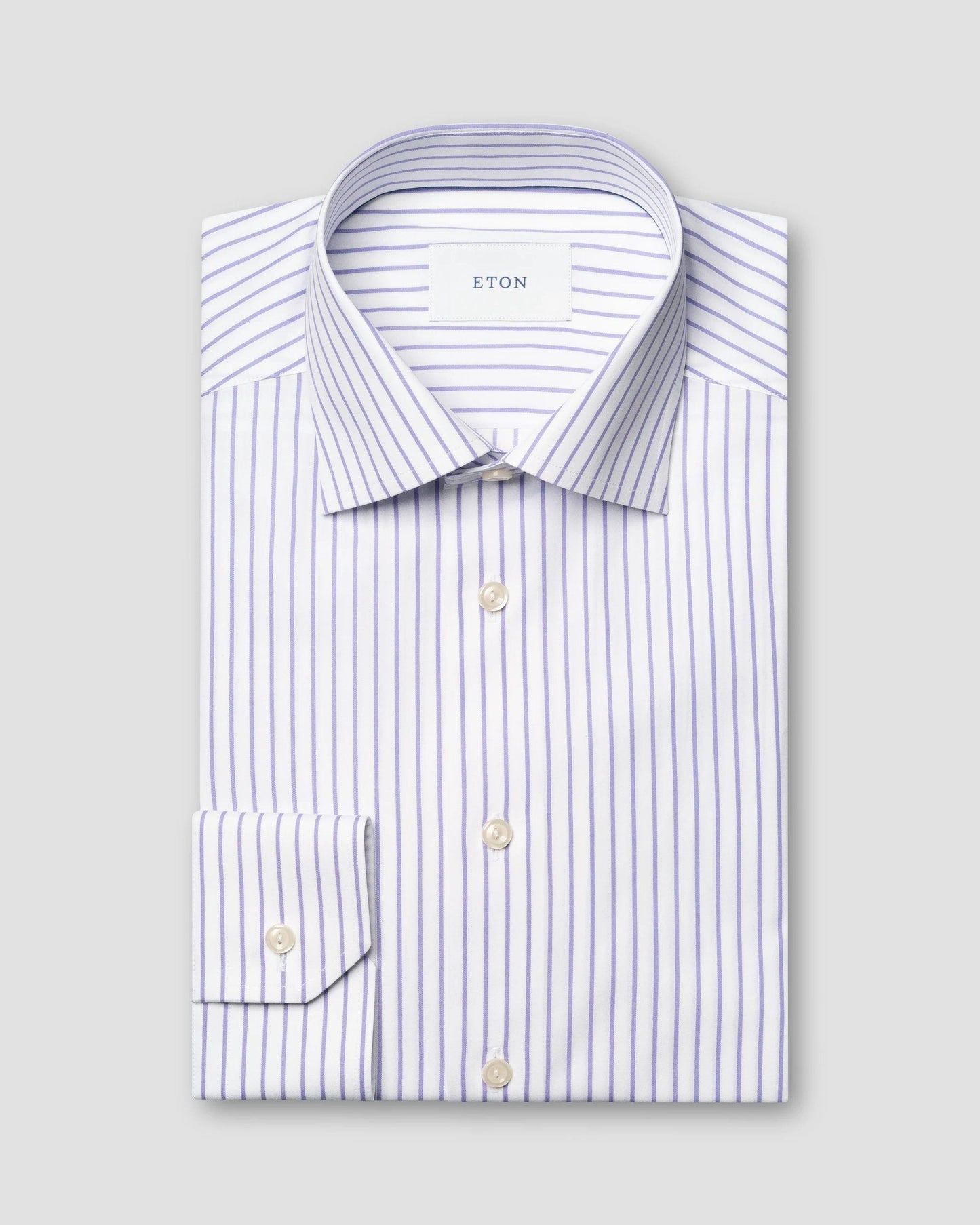 Eton Stripped Signature Twill