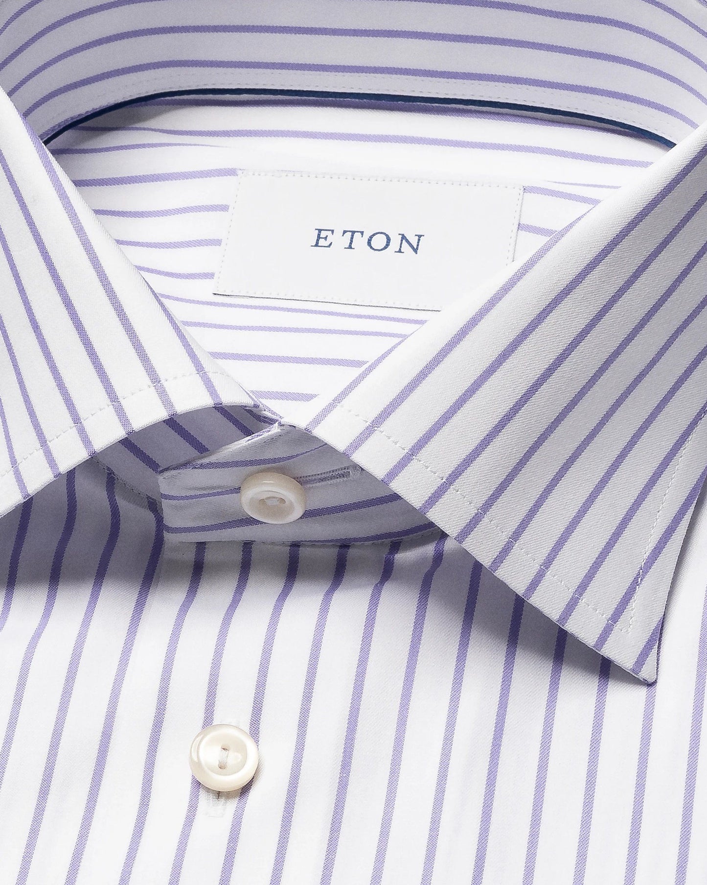 Eton Stripped Signature Twill
