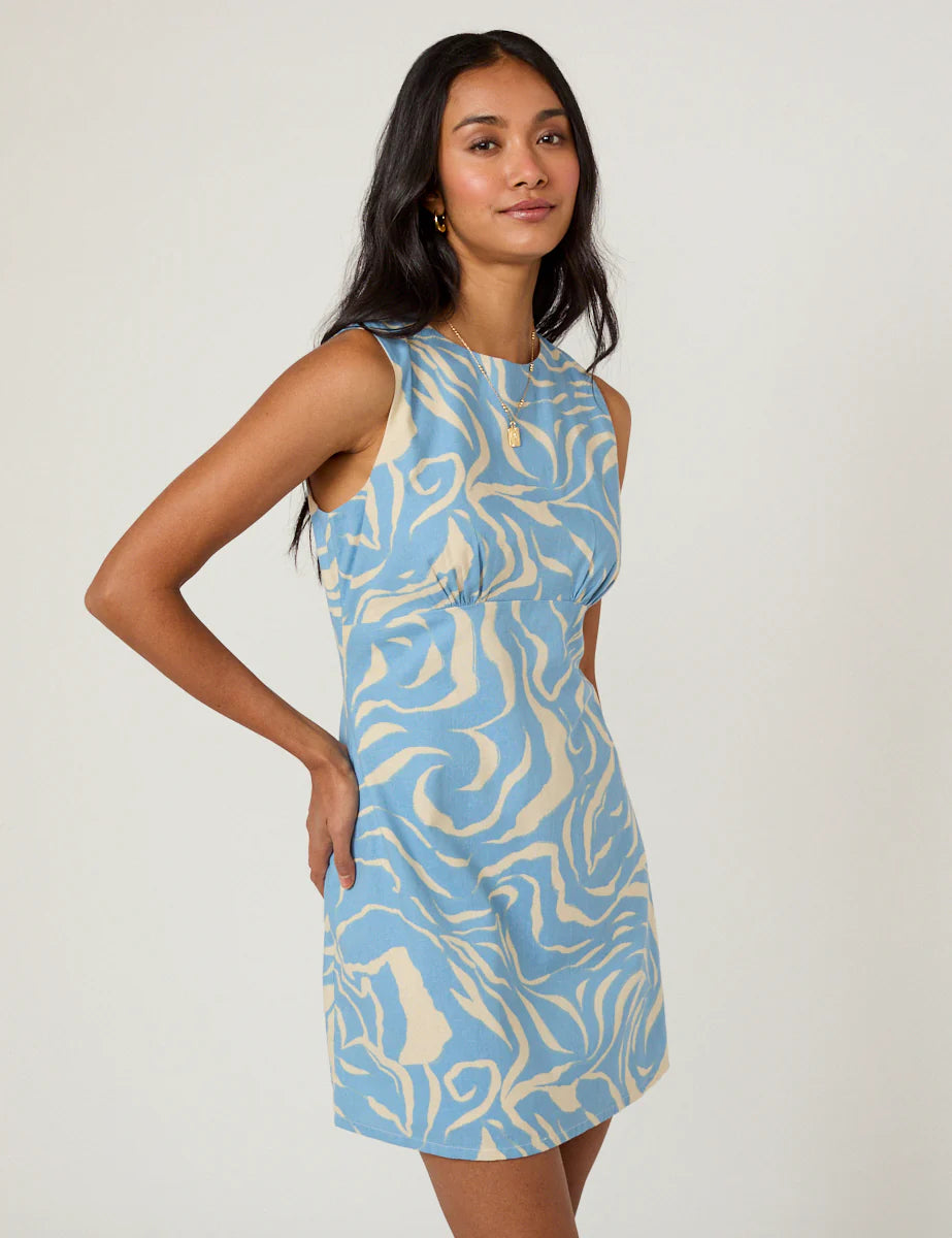 Nobody's Child - Blue Vicky Mini Dress