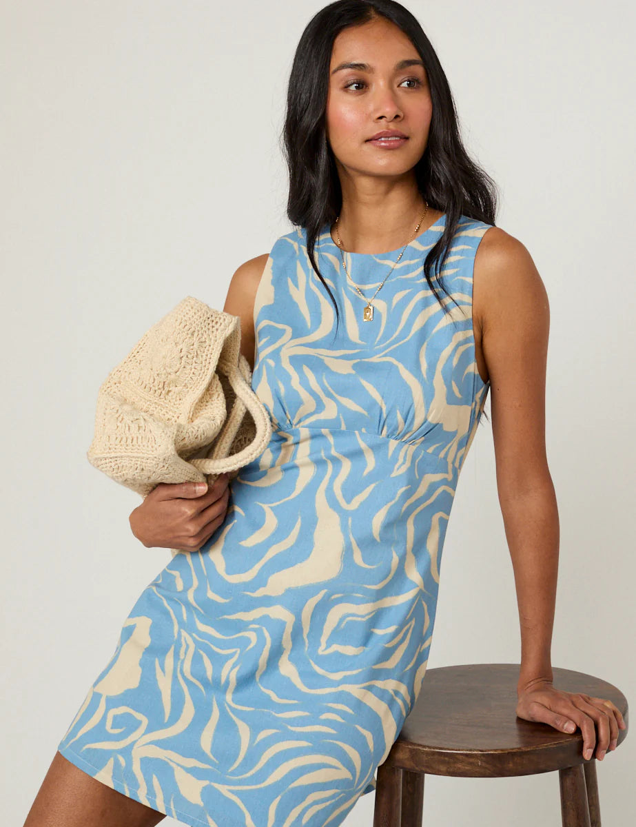 Nobody's Child - Blue Vicky Mini Dress