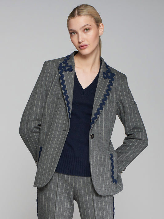 Hilary Pin Stripe Blazer