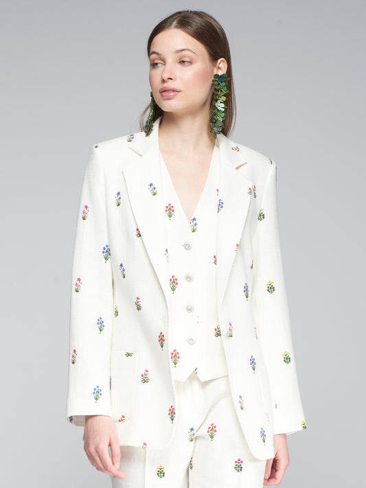 Blanco Flora Blazer