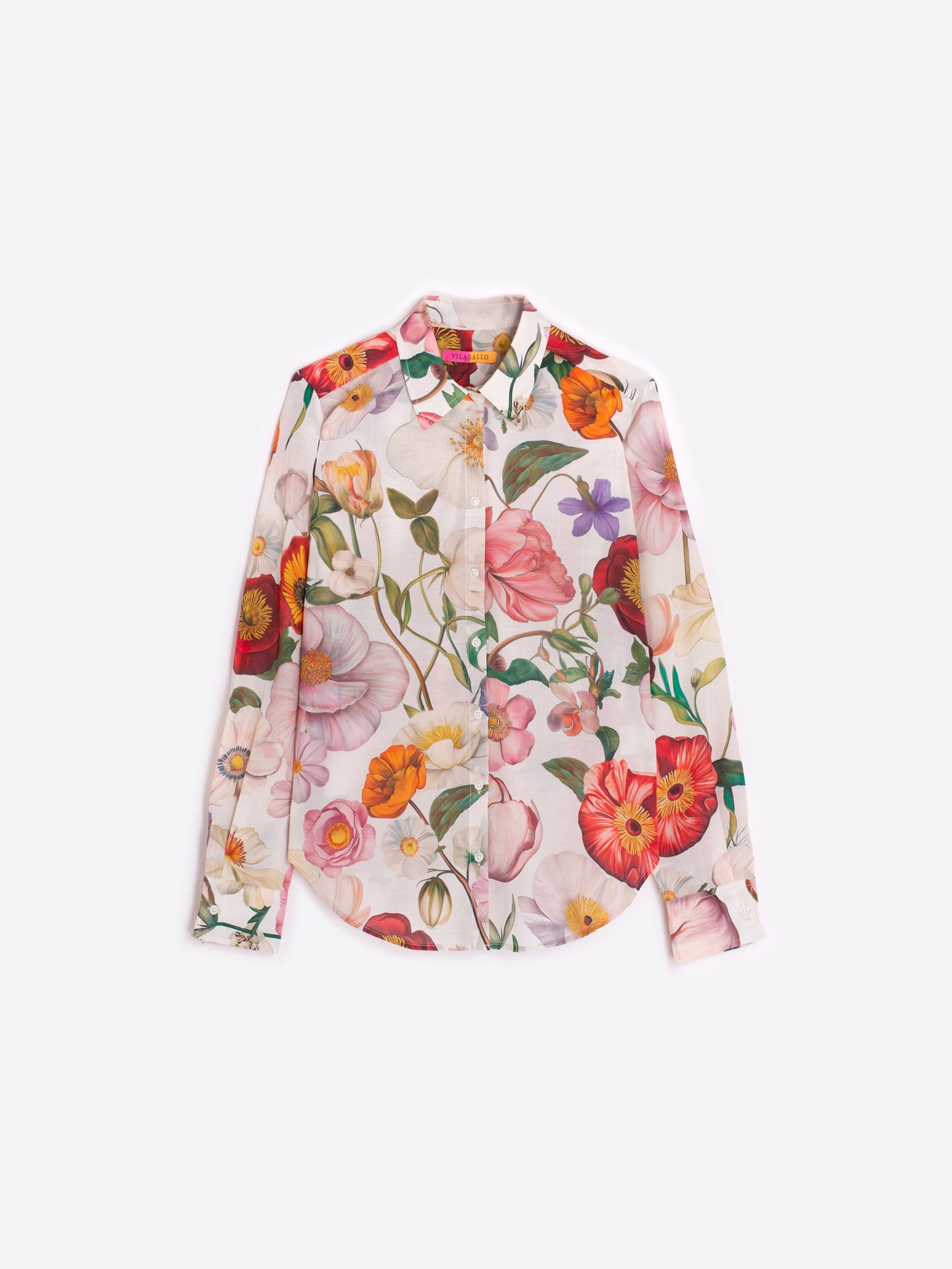 Vilagallo Multicoloured Floral Print Shirt