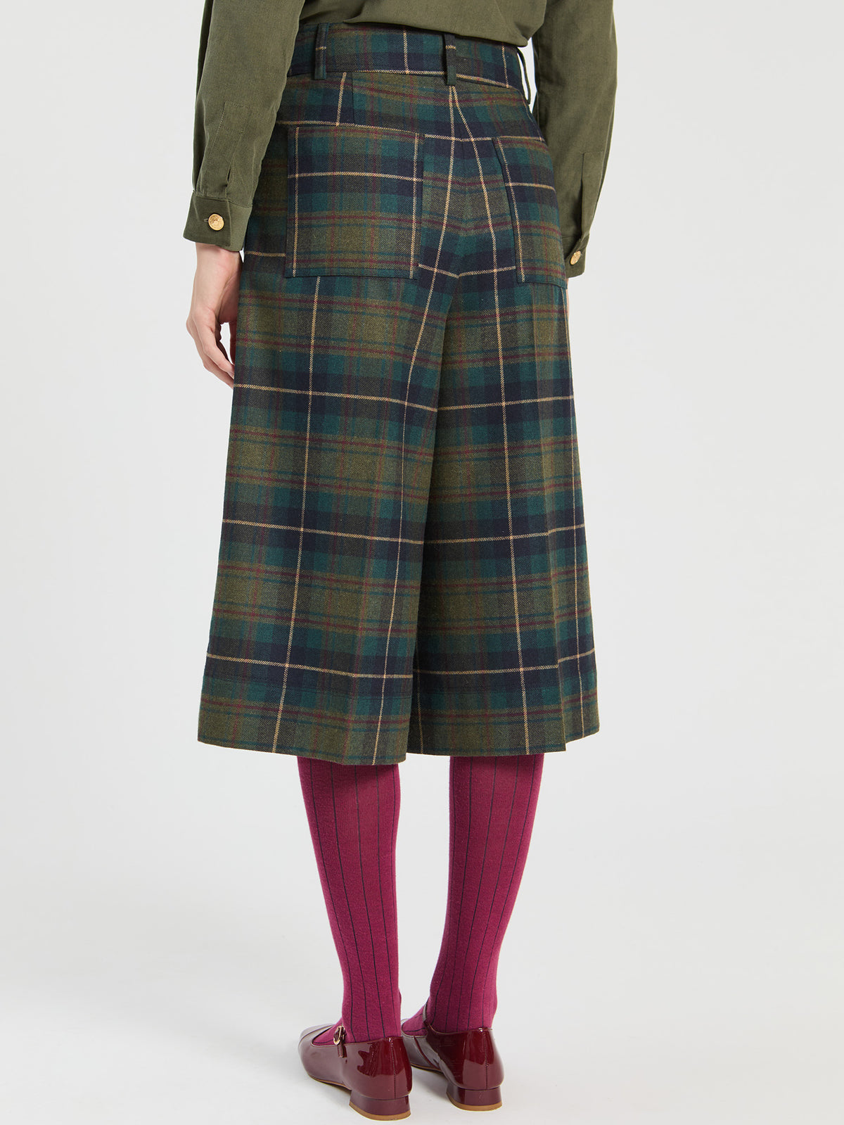 Vilagallo Plaid Bermuda Short