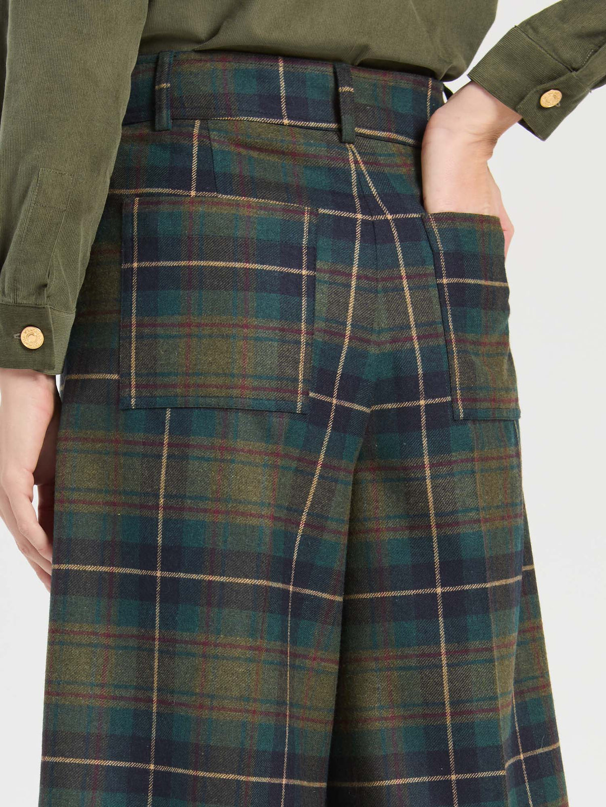 Vilagallo Plaid Bermuda Short