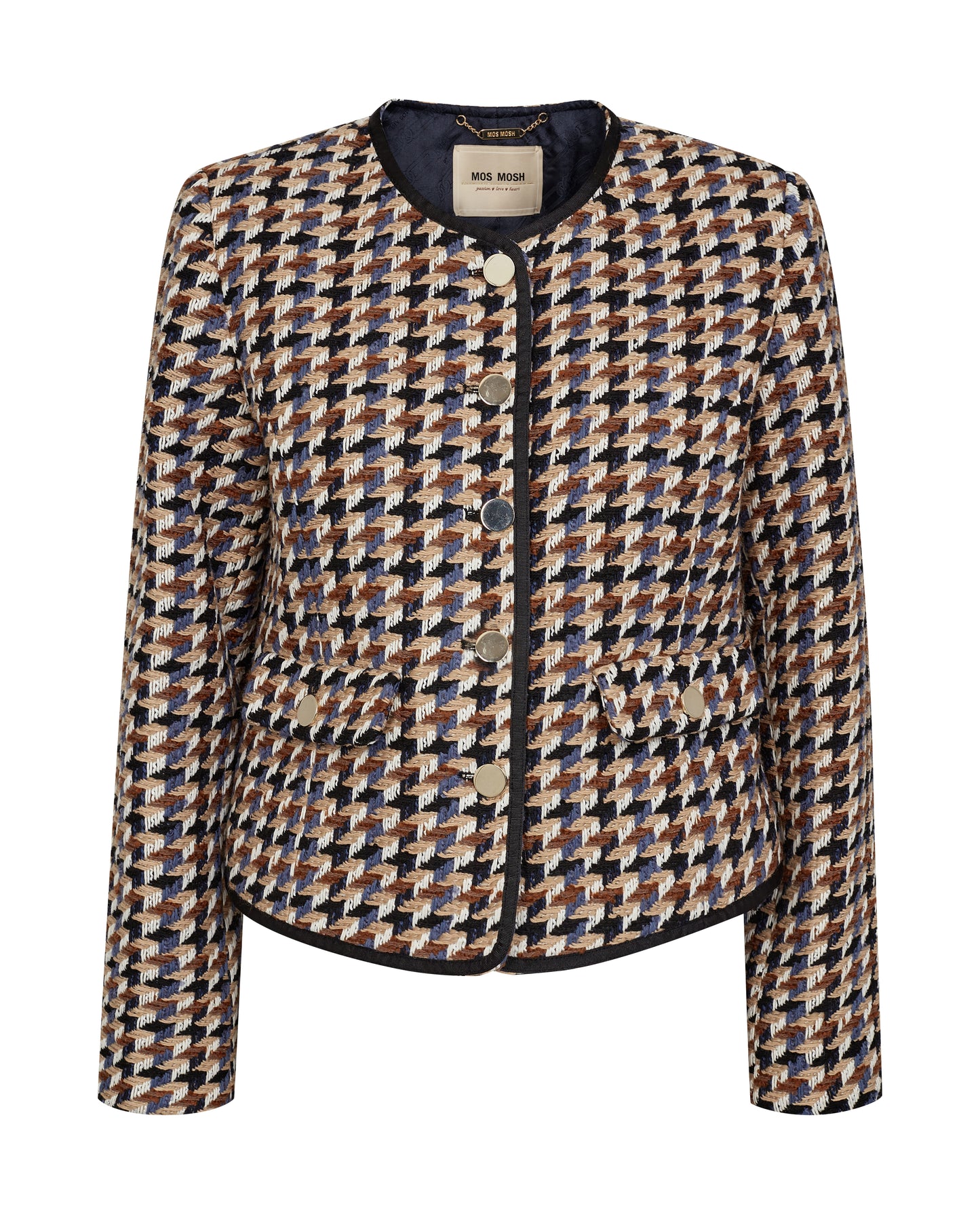 Mos Mosh Blue Tweed Jacket