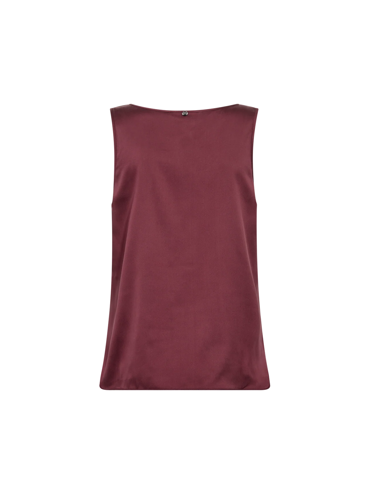 Mos Mosh Astrid Silk Tank Top in Burgundy