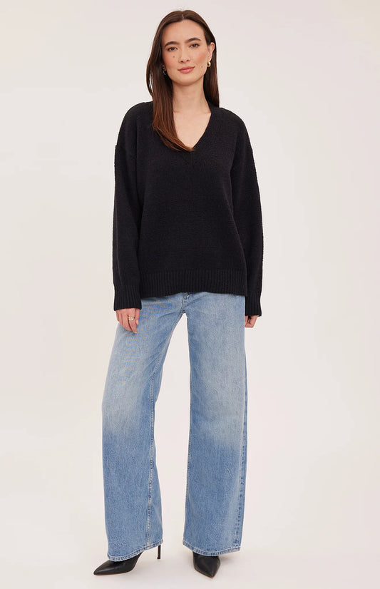 Gentle Fawn Tilda Pullover in Black & Spruce