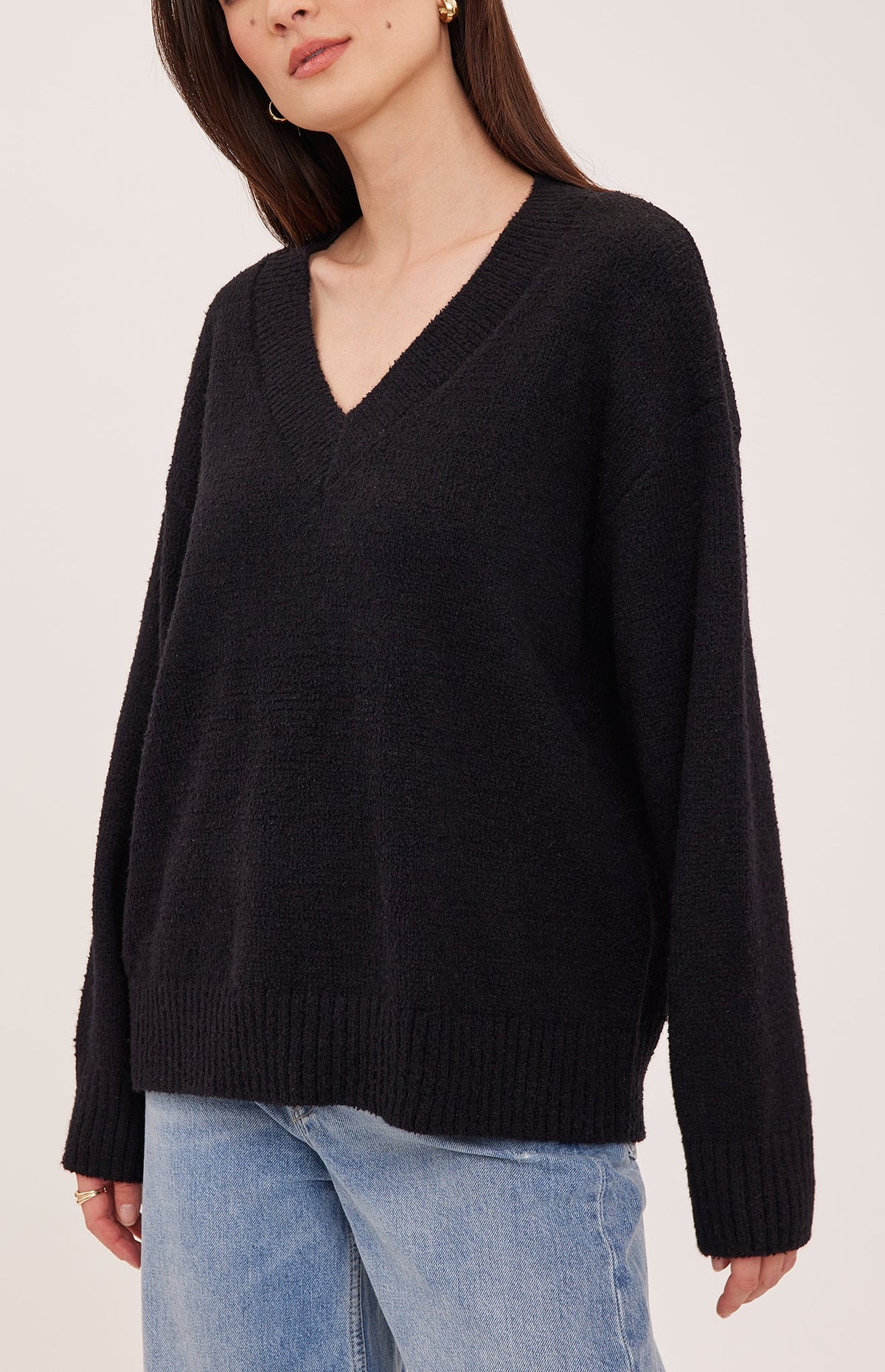 Gentle Fawn Tilda Pullover in Black & Spruce