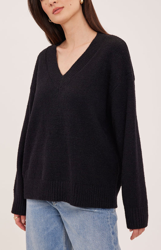 Gentle Fawn Tilda Pullover in Black & Spruce