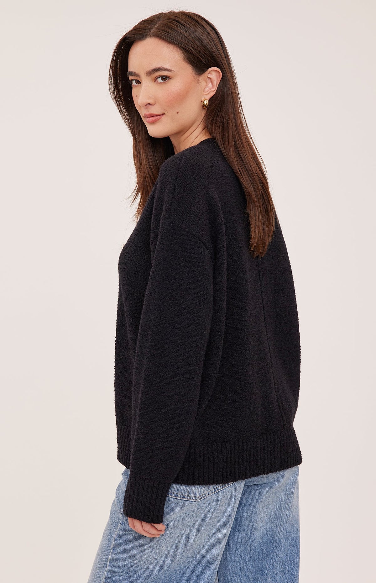 Gentle Fawn Tilda Pullover in Black & Spruce