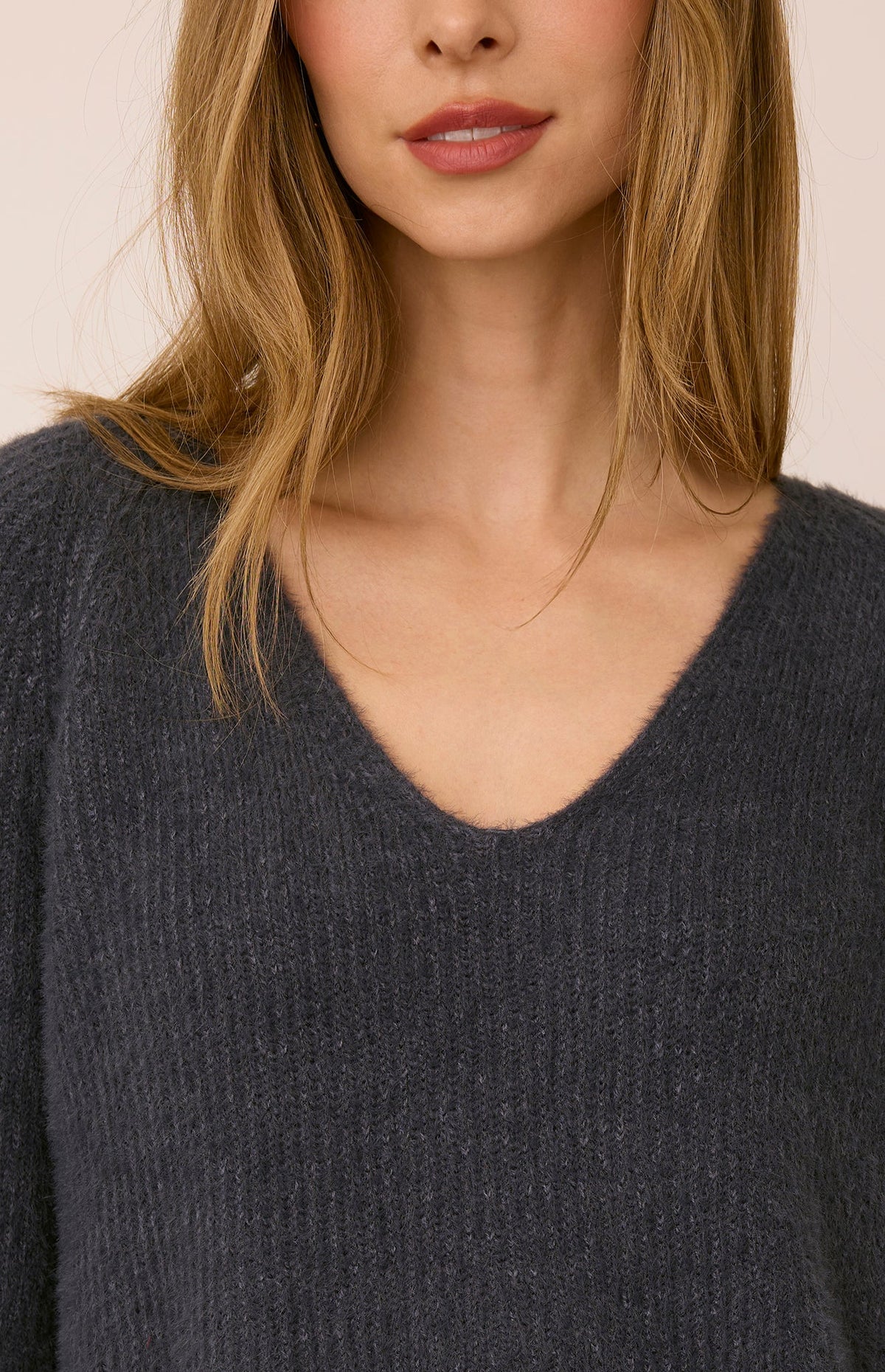 Gentle Fawn Filomena V-Neck Sweater in Smoke