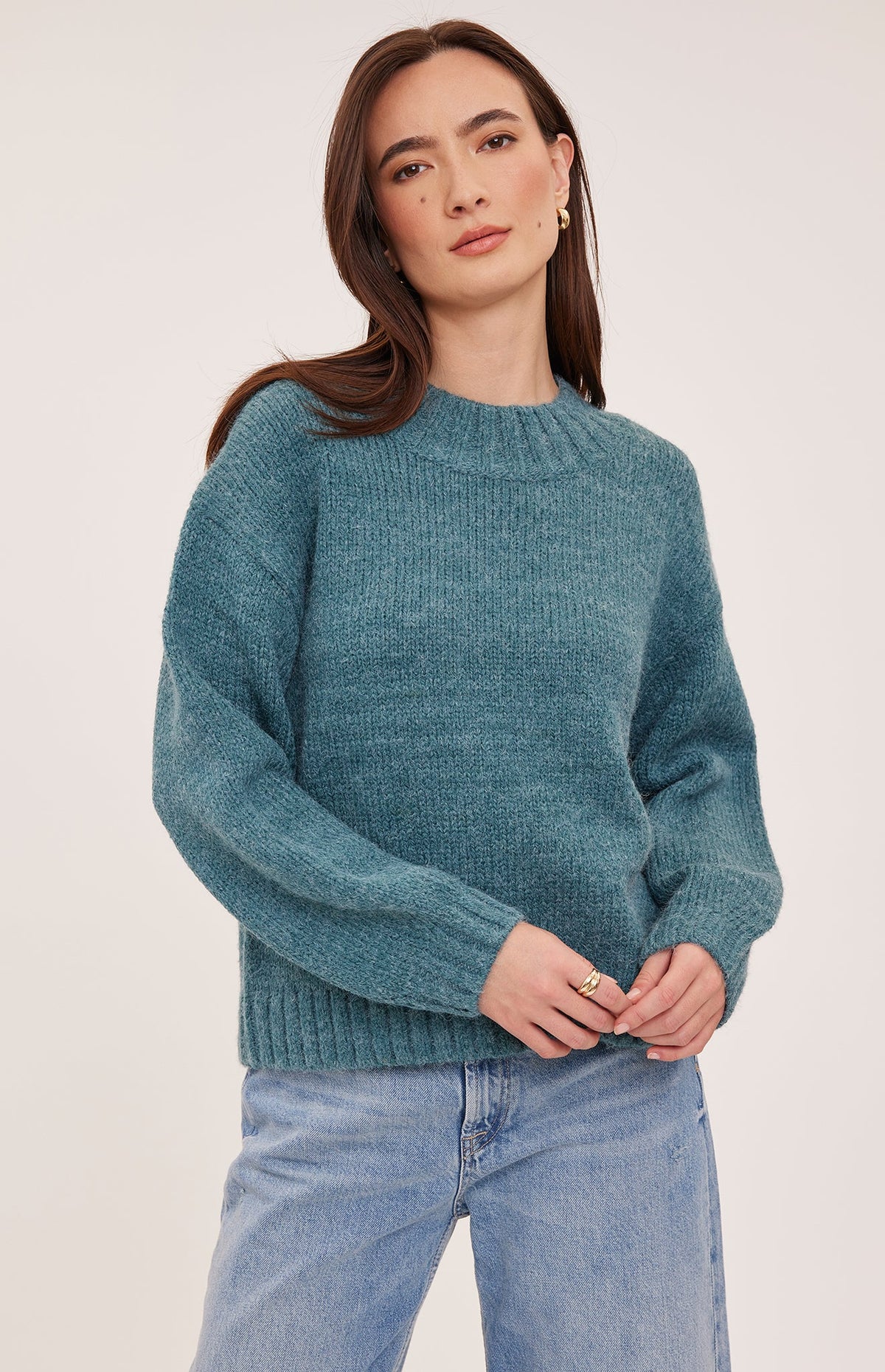 Gentle Fawn Tova Pullover Sweater in Heather Jewel