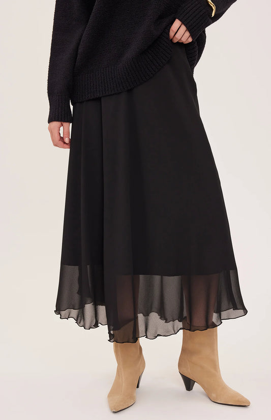 Gentle Fawn Arianna Skirt in Black
