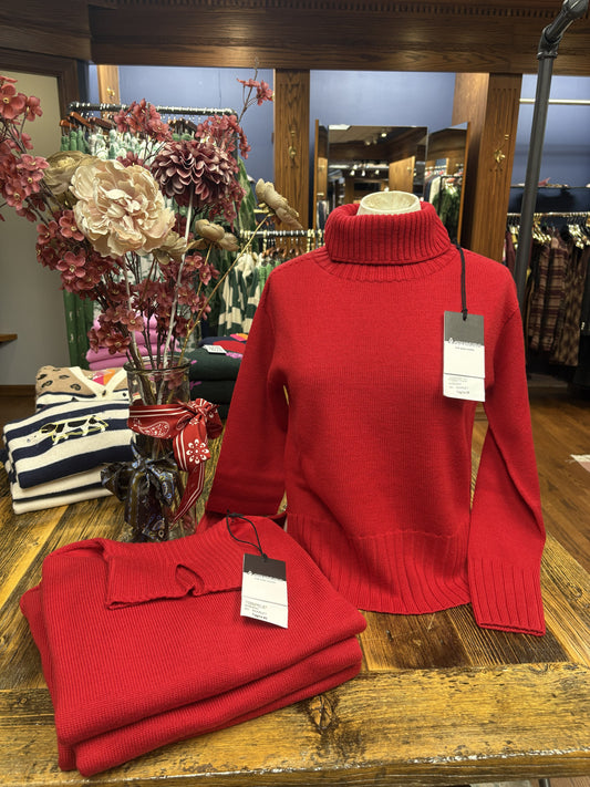 Arovescio Cashmere-Blend Turtleneck