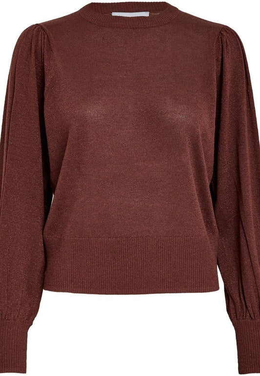 Minus Liva Long Sleeve Pullover Andora Metallic