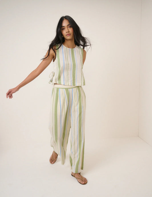 Nobody's Child - Green and Blue Swing Top