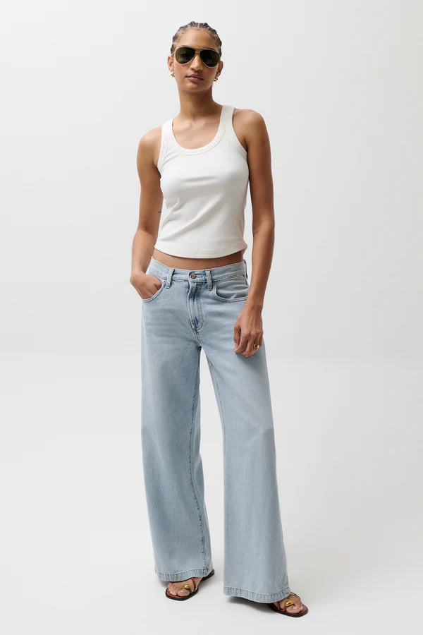 Pistola Jadyn Mid Rise Palazzo Jean
