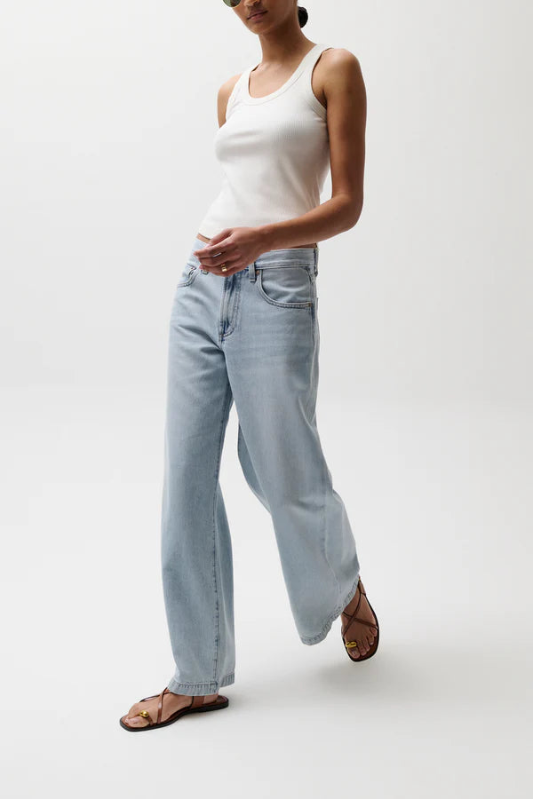 Pistola Jadyn Mid Rise Palazzo Jean